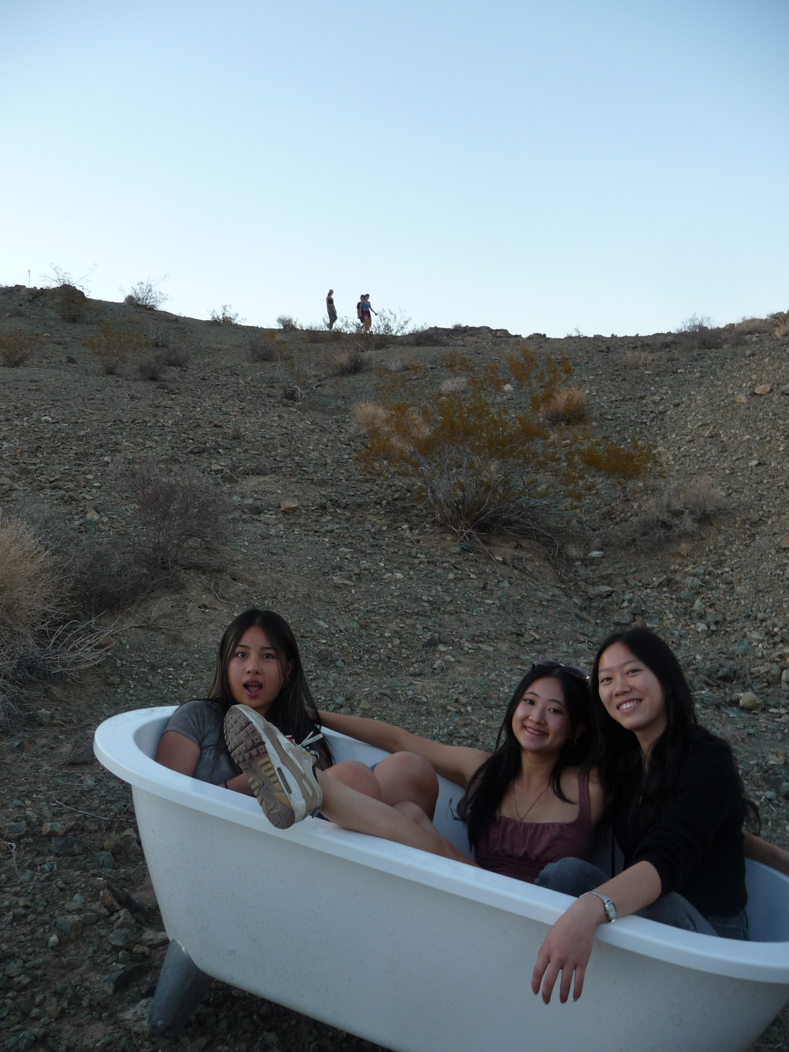 CTC members in a bathtub