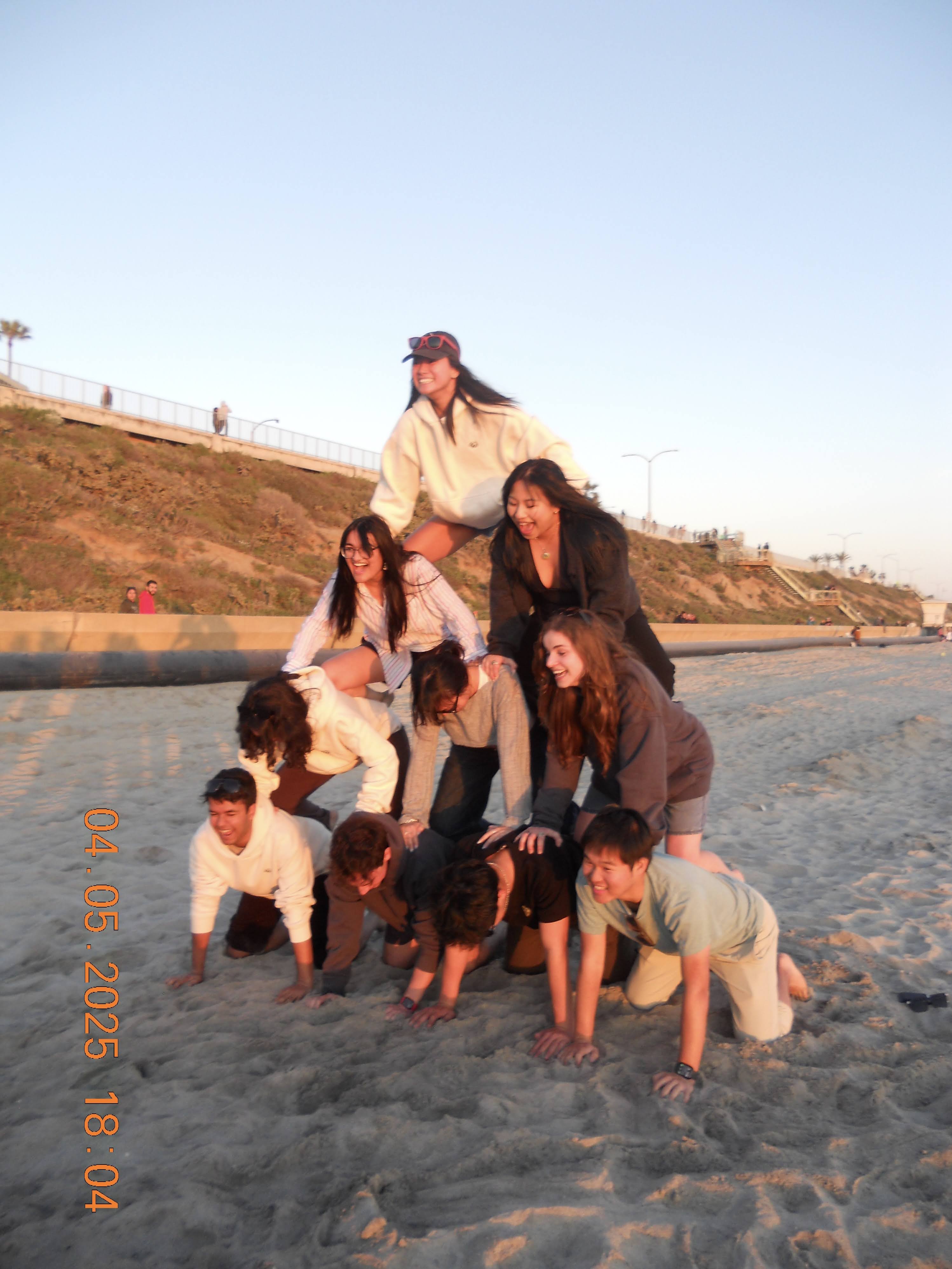 Club retreat at Huntington Beach