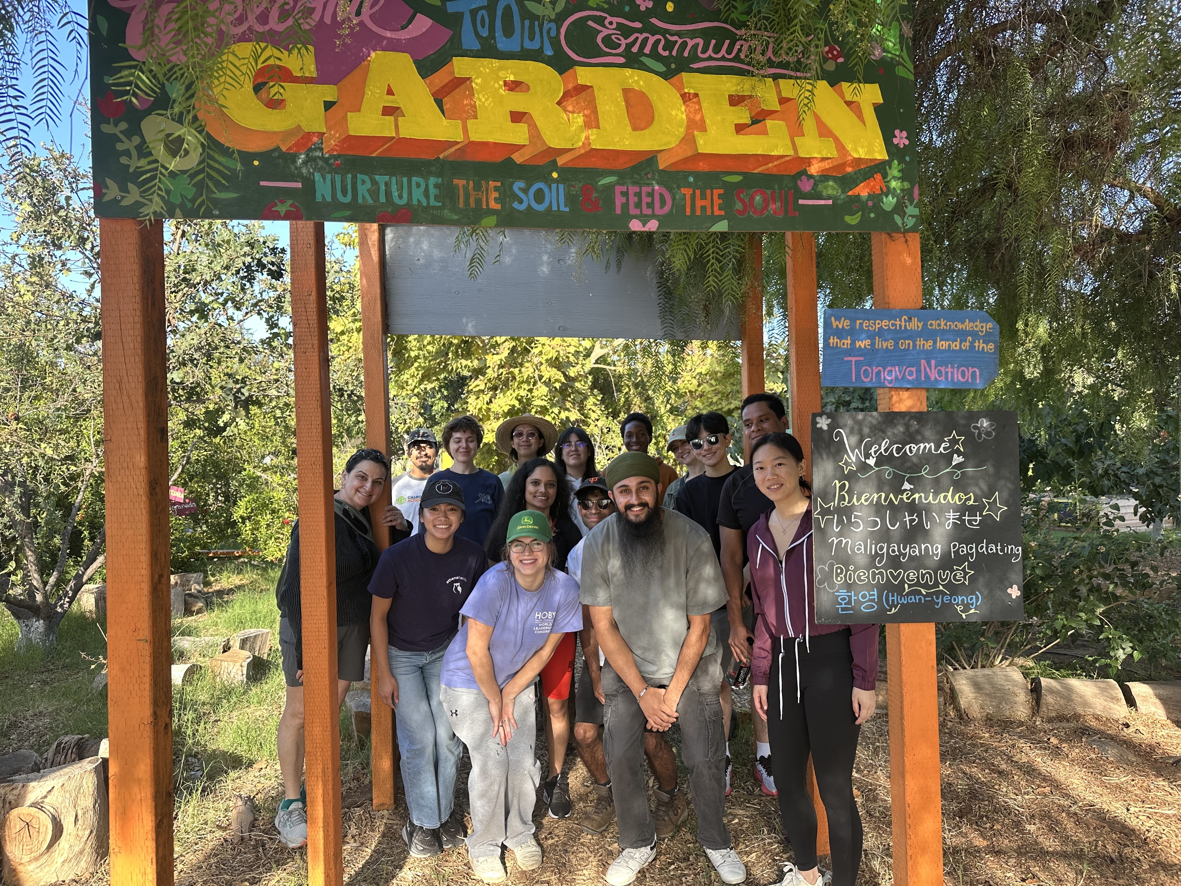 CTC doing a volunteer event for Garden School Foundation